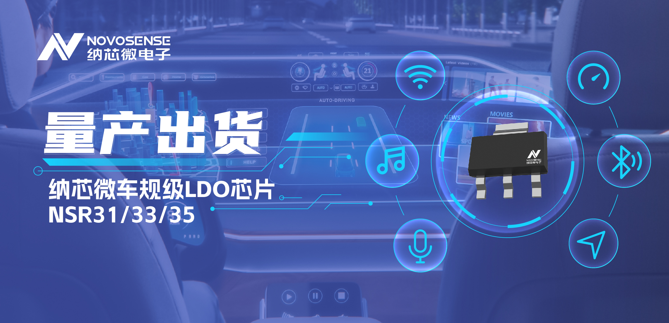 量产出货！fun88官网登录高性能车规级LDO为车载电源设计带来新选择